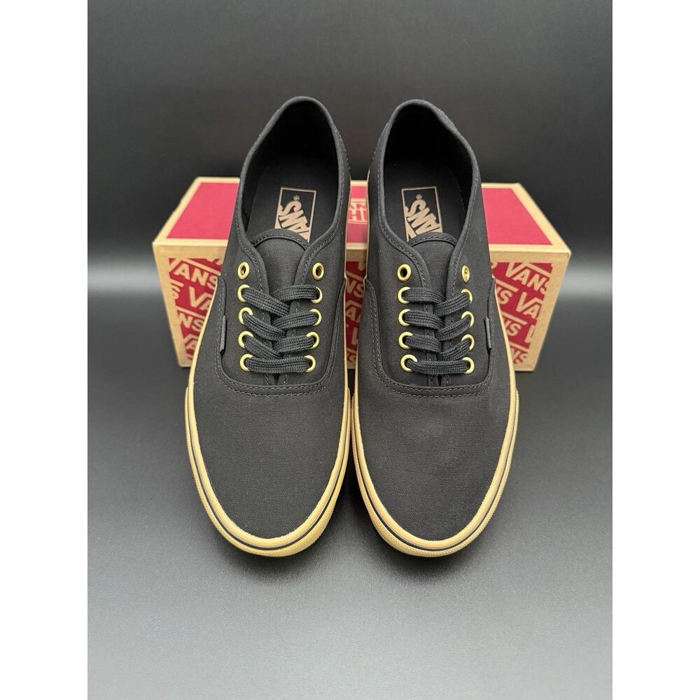 Vans Authentic Black Gum Womens Size 7.5 - Picture 5 of 7